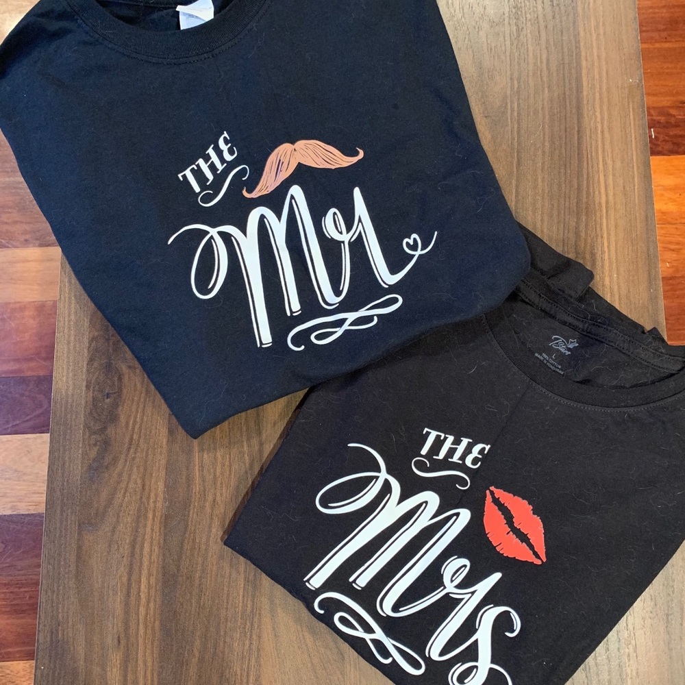 Mr and Mrs Honeymoon tees 💋